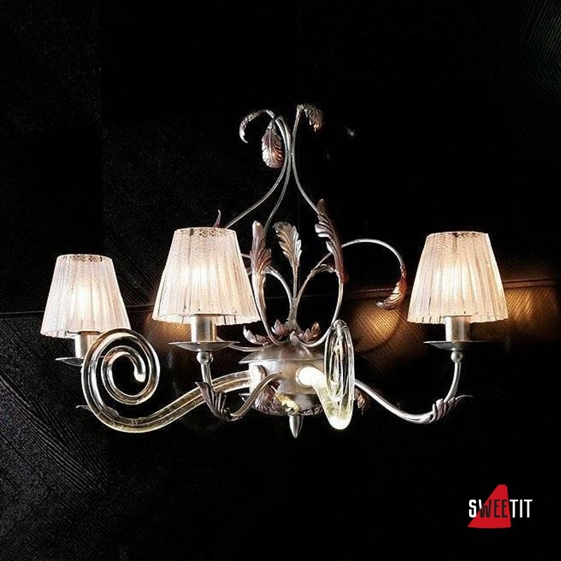 Бра Masca Corinto 1841/A3 Argento ametista / Glass 539