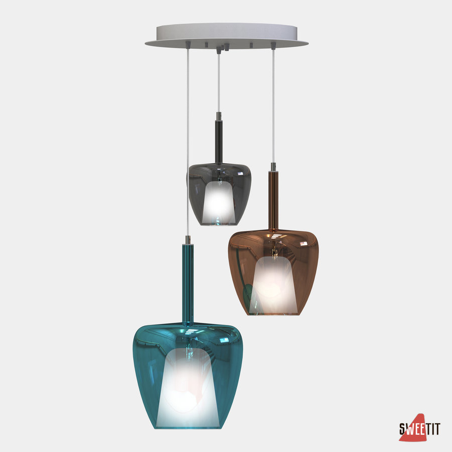 Трековый светильник Cangini e Tucci Clos 1689MX.43.3L-TRANSPARENT (01)