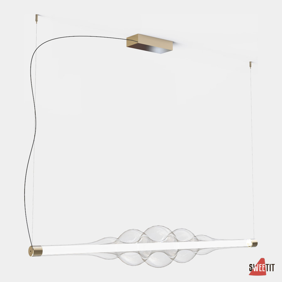 Светильник подвесной Cangini e Tucci Frequency 1553.OR.2-TRANSPARENT (01)