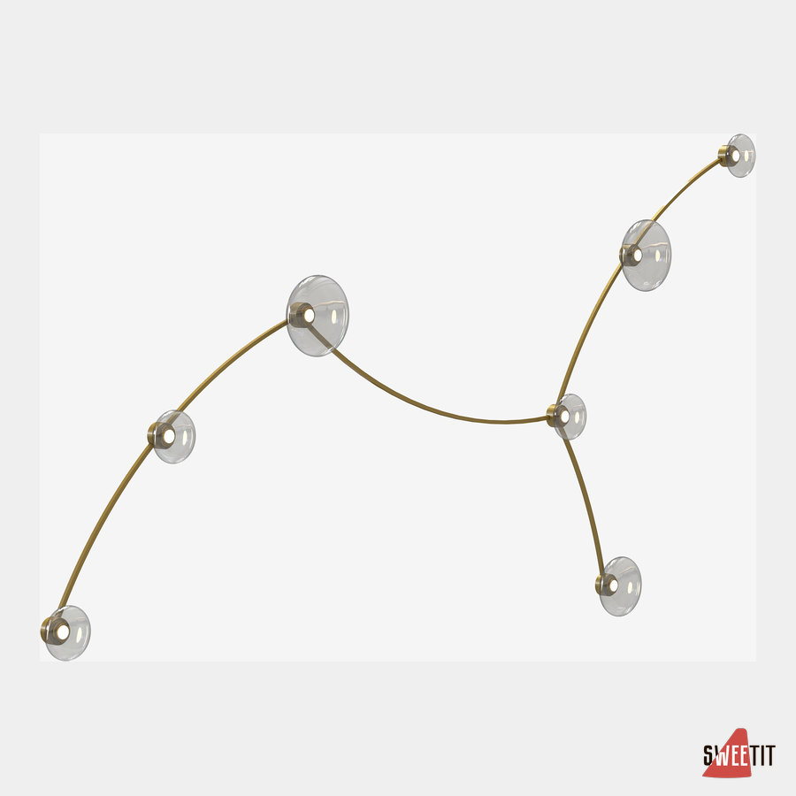 Светильник настенный Cangini e Tucci Gregh COS1721.7L-TRANSPARENT (01)