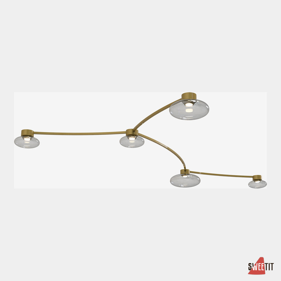 Светильник потолочный Cangini e Tucci Gregh COS1726.5L-TRANSPARENT (01)