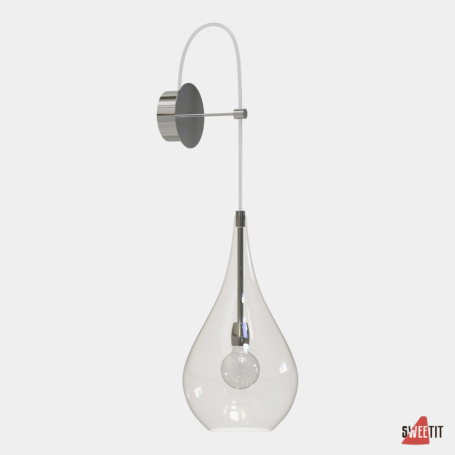 Светильник настенный Cangini e Tucci Lacrima AP1251.1L-TRANSPARENT (01)