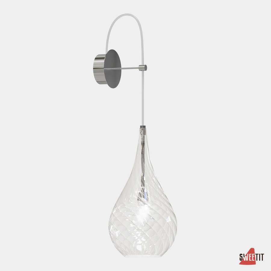 Светильник настенный Cangini e Tucci Lacrima RAP1251.1L-FUME (08)