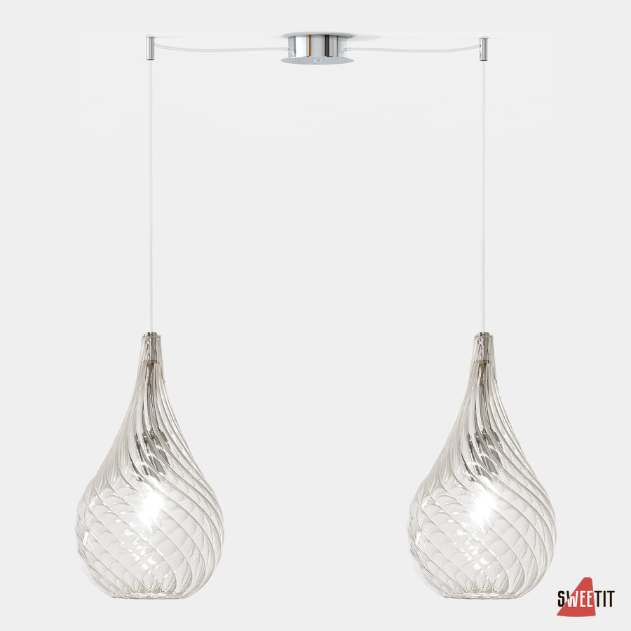 Светильник подвесной Cangini e Tucci Lacrima R1253.2L-TRANSPARENT (01)