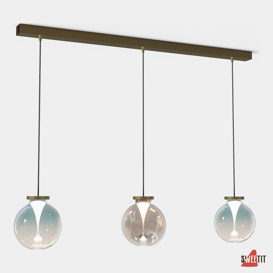 Трековый светильник Cangini e Tucci La Stilla 1597.120.3L-TRANSPARENT (01)
