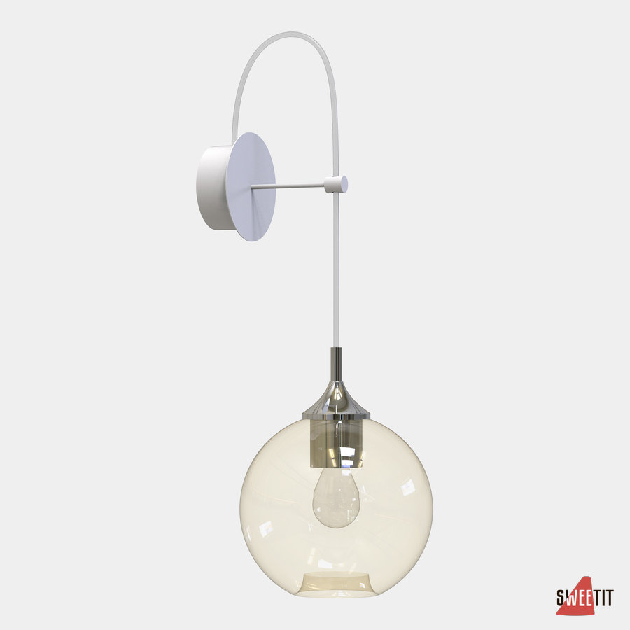 Светильник настенный Cangini e Tucci Parigi Palla AP1201.1L-TRANSPARENT (01)