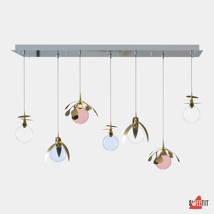 Светильник подвесной Cangini e Tucci Vegetal 1609MX.40X130.7L-FUME (08)
