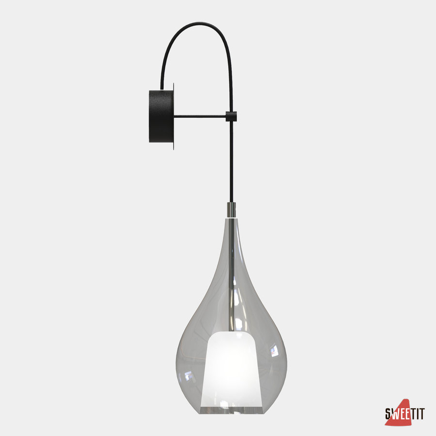 Светильник настенный Cangini e Tucci Zoe AP1301.1L-TRANSPARENT (01)