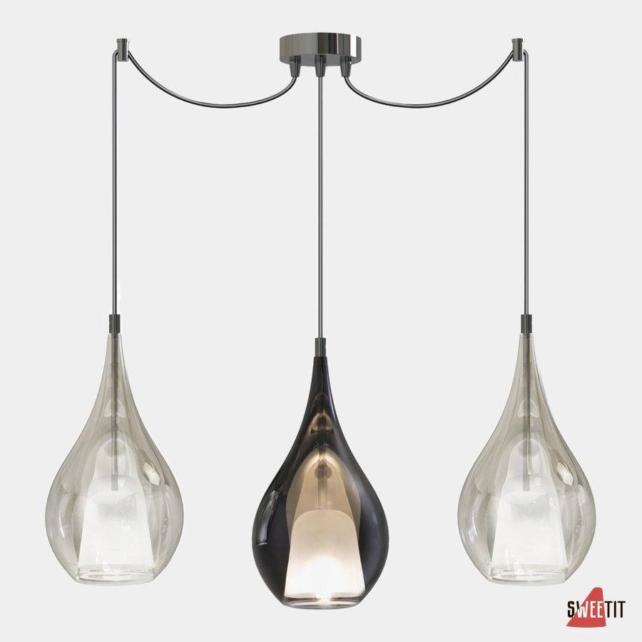 Светильник подвесной Cangini e Tucci Zoe 1303.3L-TRANSPARENT (01)