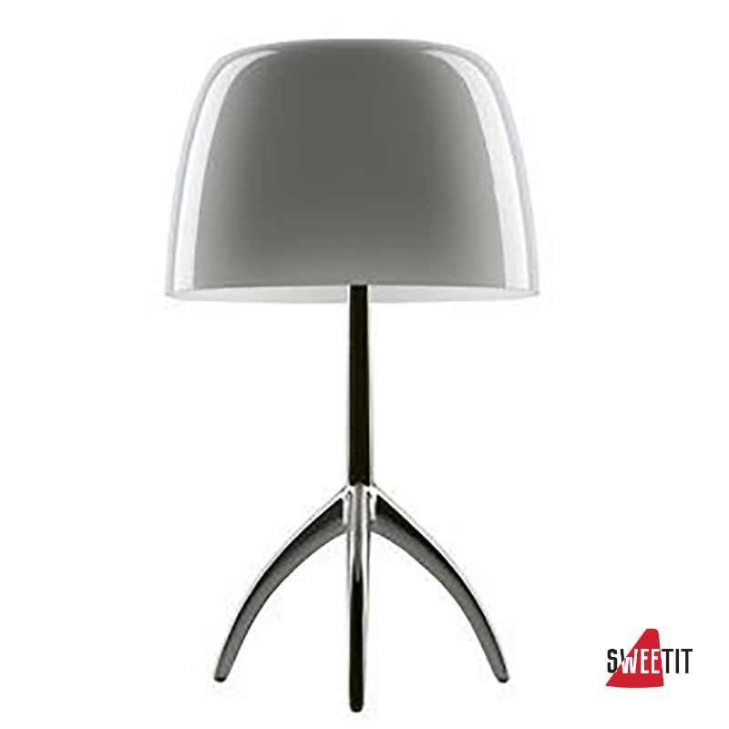 Настольная лампа FOSCARINI LUMIERE GRANDE ALLUMINIO/GRIGIO