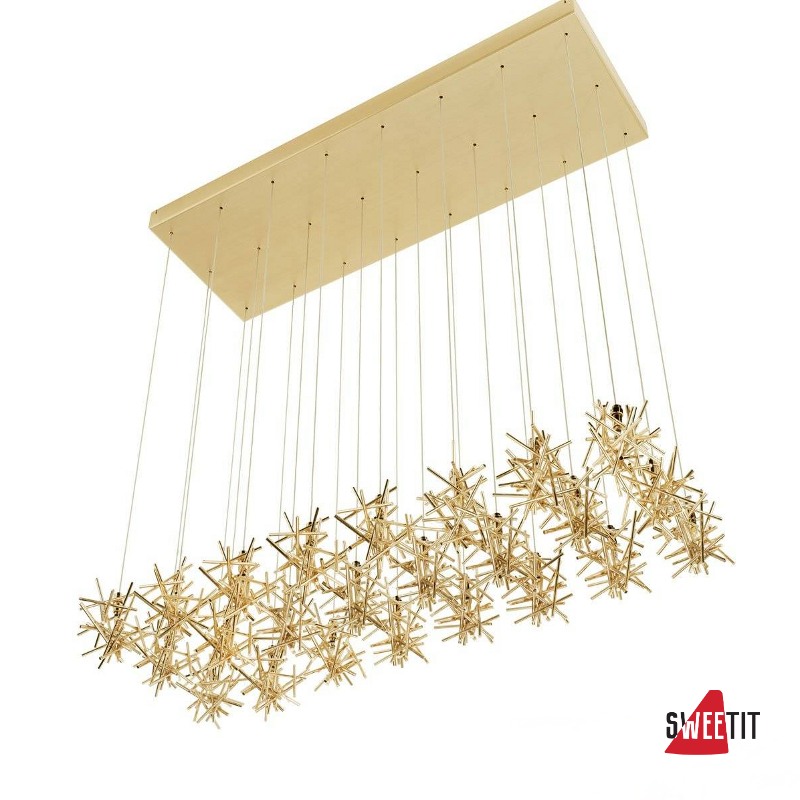 Потолочный светильник IDL Stardust 610/24 brushed matt light gold + light gold