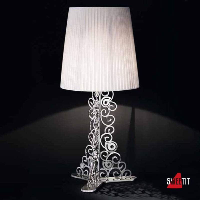 Настольная лампа IDL Crystal marine 492/1L steel BLACK SW