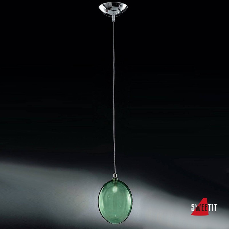Подвесной светильник IDL Bolla 380/1S chrome + VERDE