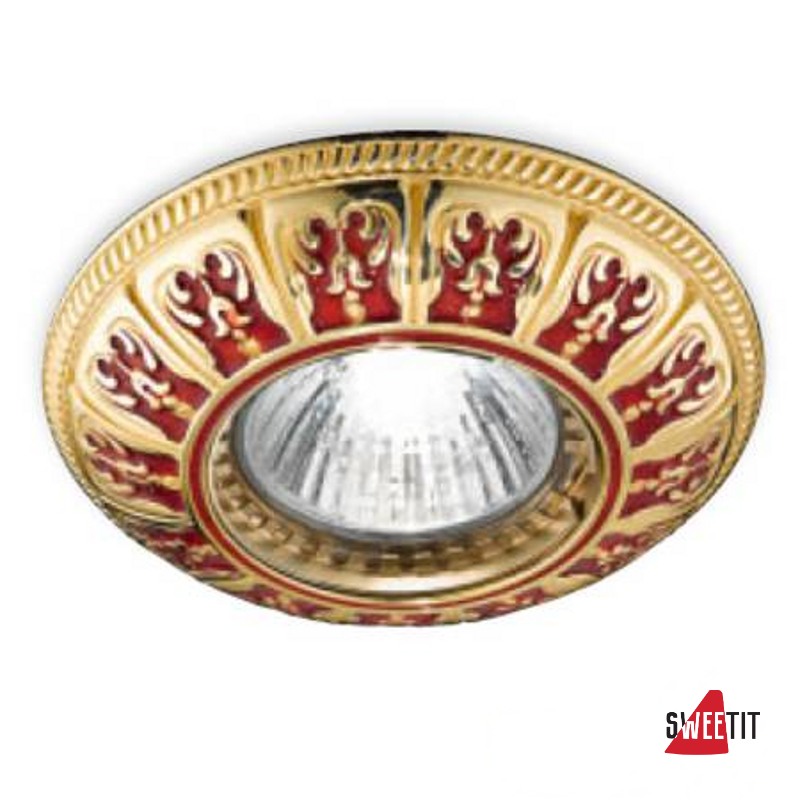 Встраиваемый спот (точечный светильник) Renzo Del Ventisette FA 14396/1 DEC. OL RED