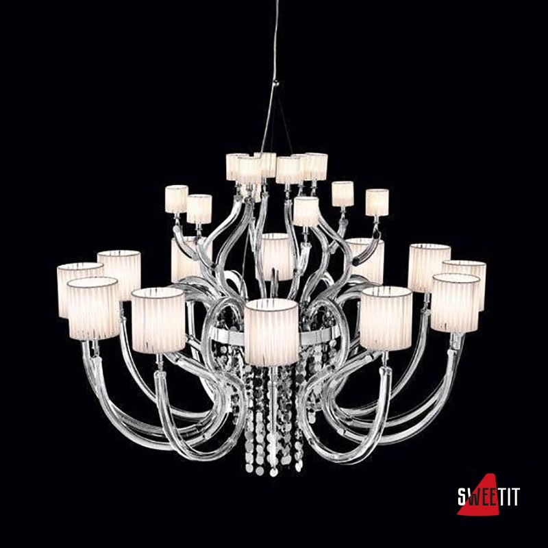 Люстра Beby Group Prive 0215B03 Chrome Silver Cortina White