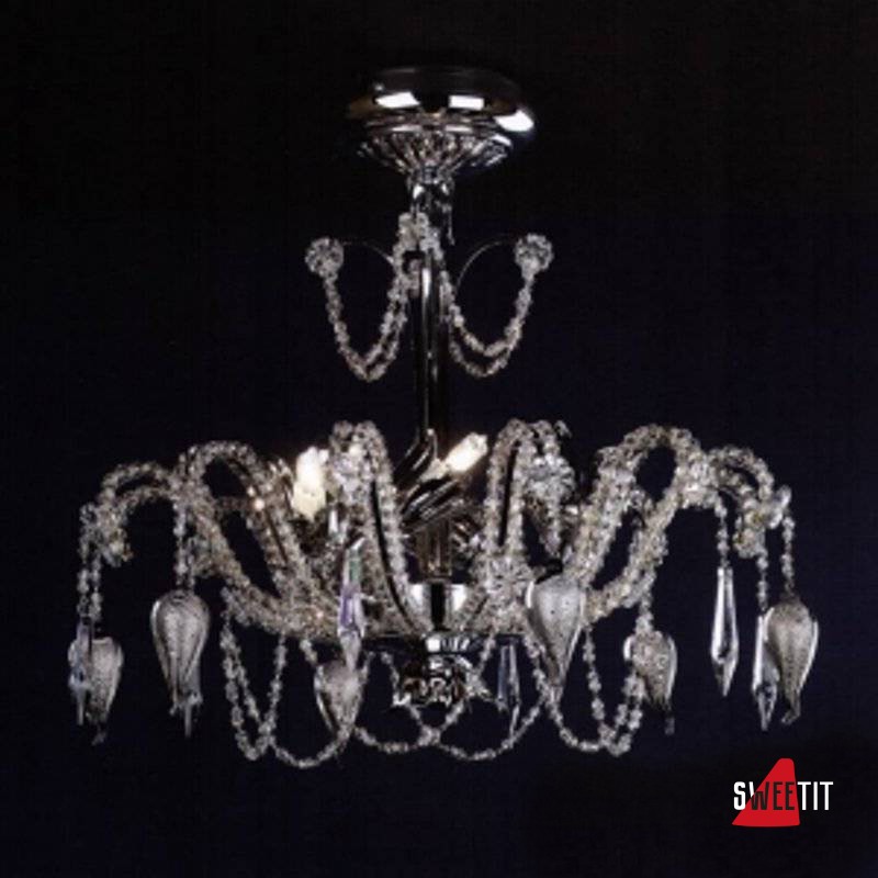 Потолочная люстра Renzo Del Ventisette PL 14179/4 DEC. CROMO