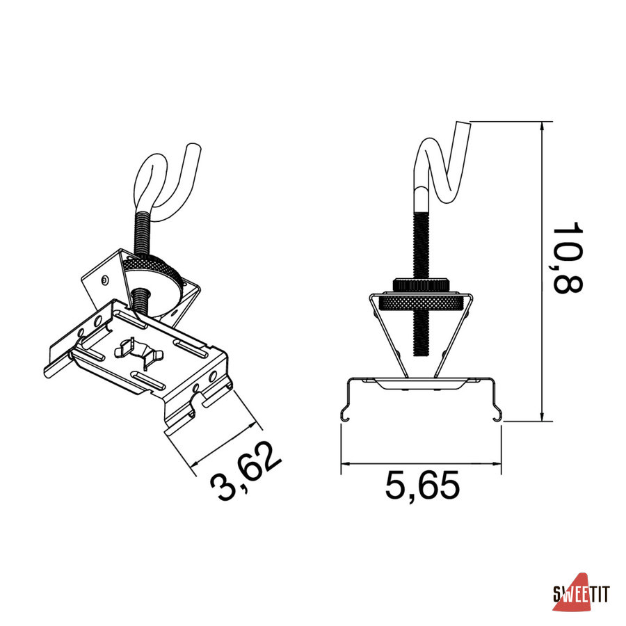 Запчасть SLV Easylight stainless steel 1009242