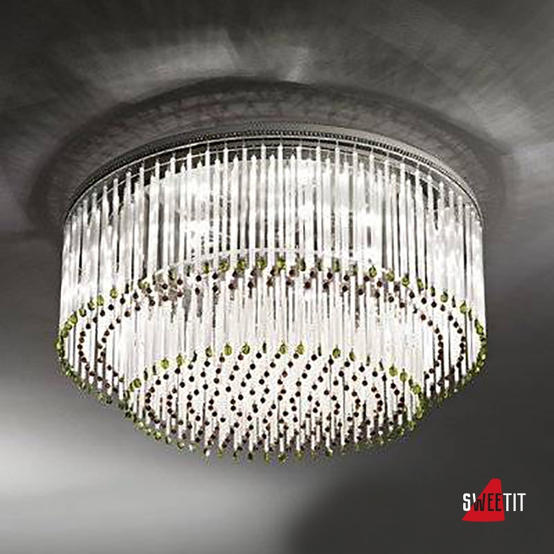 Потолочный светильник Italamp 713/60 Satin / C / Sw Olivine-Moka