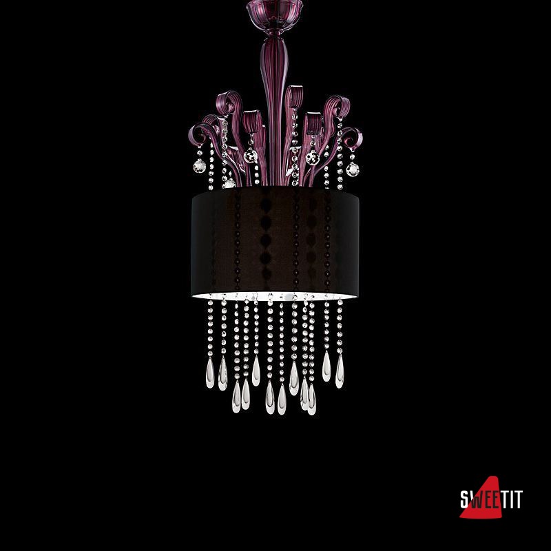 Люстра Barovier&Toso Shadow Dhamar 7044/7045/7046/7047 Арматура GL/AL/VL/NN/BB/RR/IC/VI/LQ Абажур NN/BB
