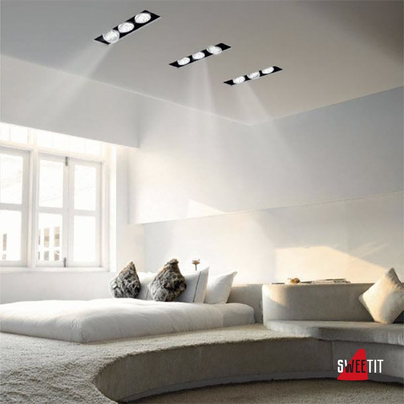 Светильник встраеваемый Panzeri Pure white XGQ1034-3 BLA