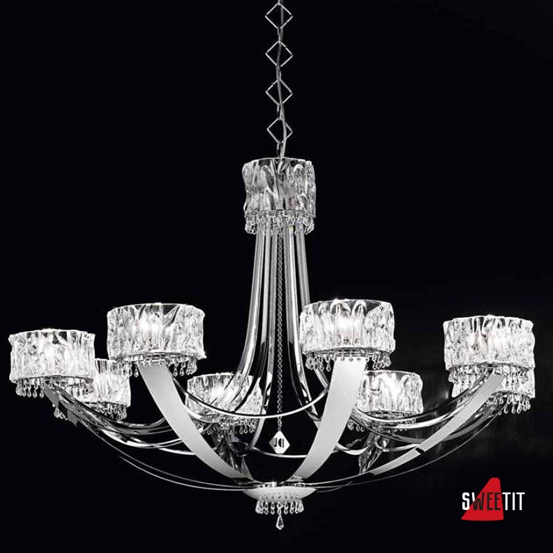 Люстра IDL Crystal blade 512/8 Chrome