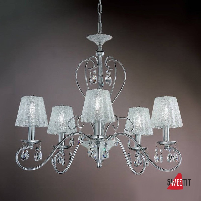 Люстра IDL Rossella 301/5 Chrome crystal
