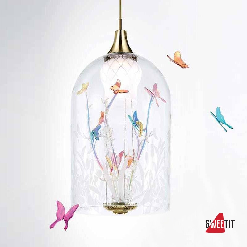 Подвесной светильник La Murrina Jardin de Verre S Pendant 2L butterfly