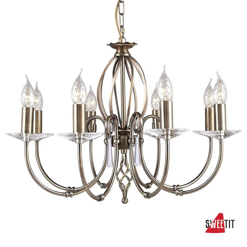 Люстра Elstead Lighting Aegean AG8 AGED BRASS
