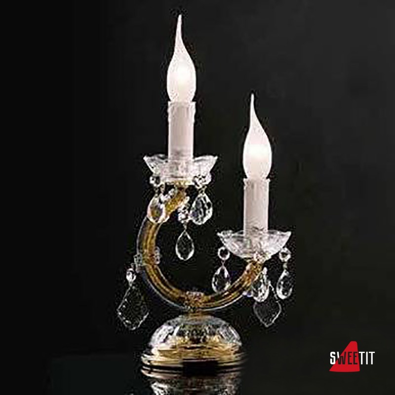 Настольная лампа Beby Group Novecento 630/2L Light gold HALF CUT