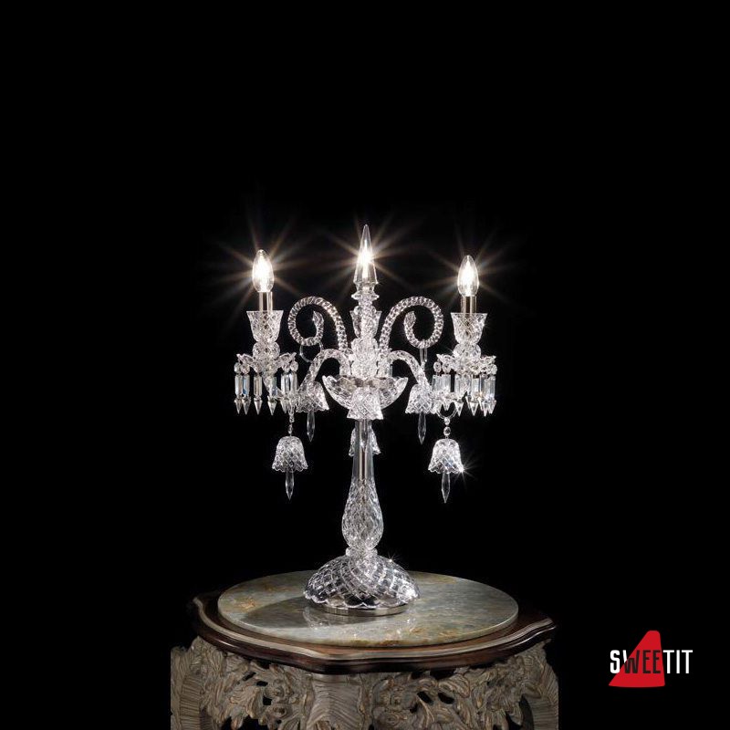 Настольная лампа Non Solo Luce Crystals Collection Paris TL-3 N