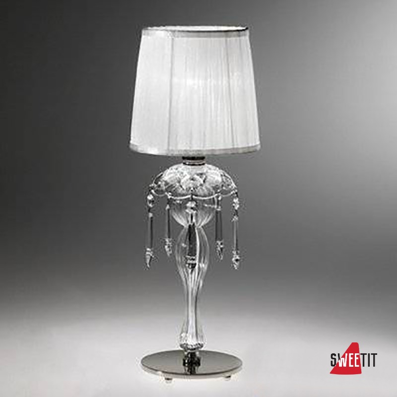 Настольный светильник Italamp 348/LP Transp. / NK / SW Elements / White shade