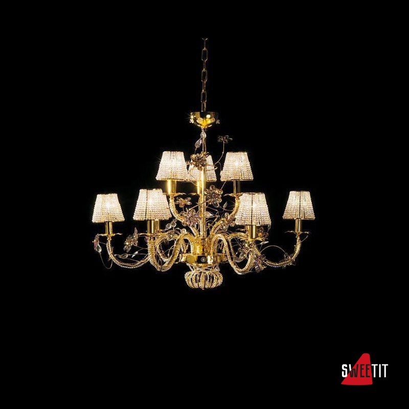 Люстра Non Solo Luce Crystals Collection Lucy CH-09 G