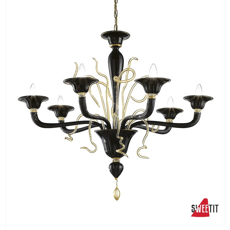 Люстра GLASS AND GLASS MURANO VENETIAN CHANDELIERS 27061_6R