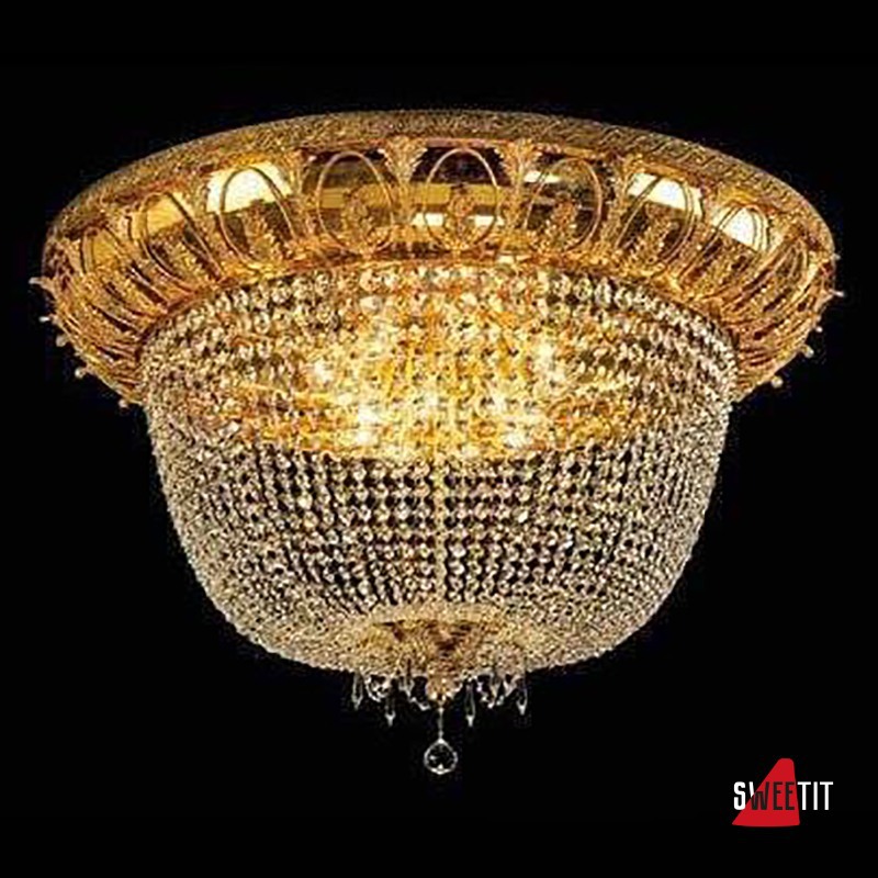 Потолочный светильник Beby Group Opera 2072/16PL Light gold CUT CRYSTAL