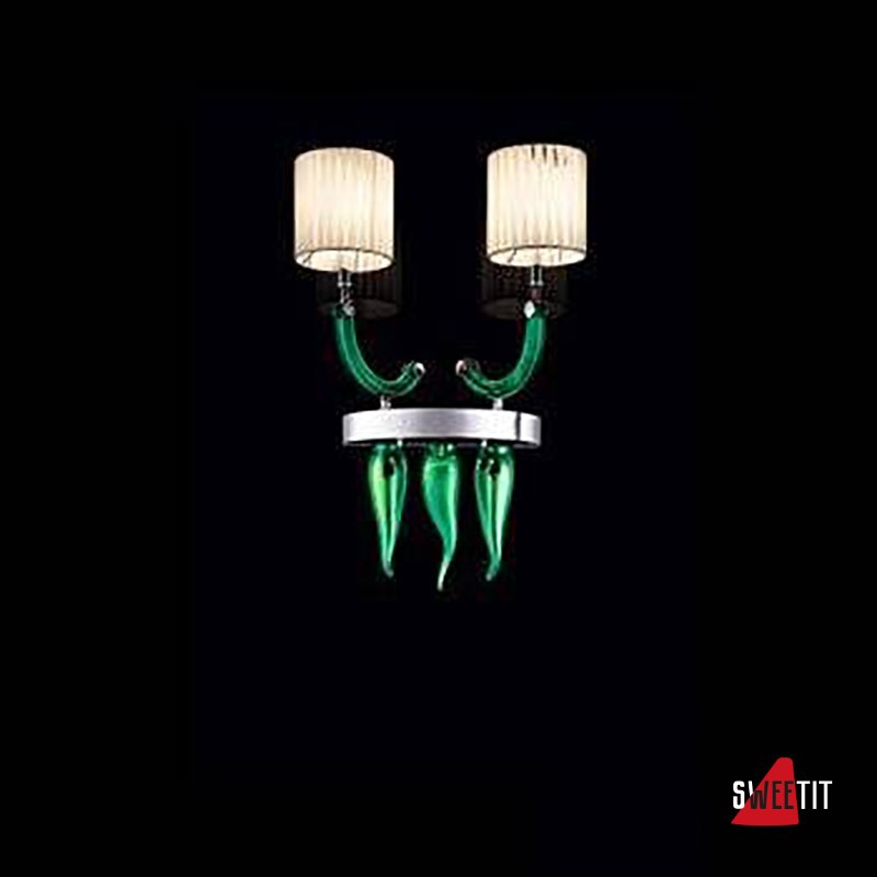 Бра Beby Group Prive 0220A02 Chrome Emerald White