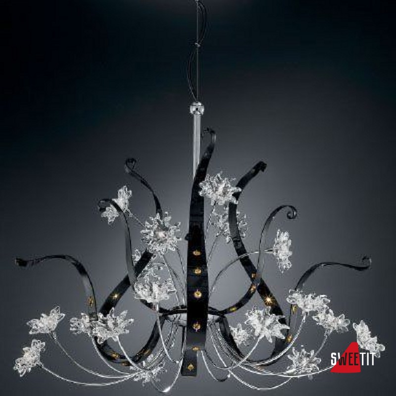 Люстра IDL CHRYSALIS Girasole 374/12+6 Chrome
