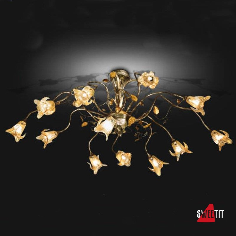 Потолочная люстра Renzo Del Ventisette "Natura" PL 13952/12 ovale DEC. 0121
