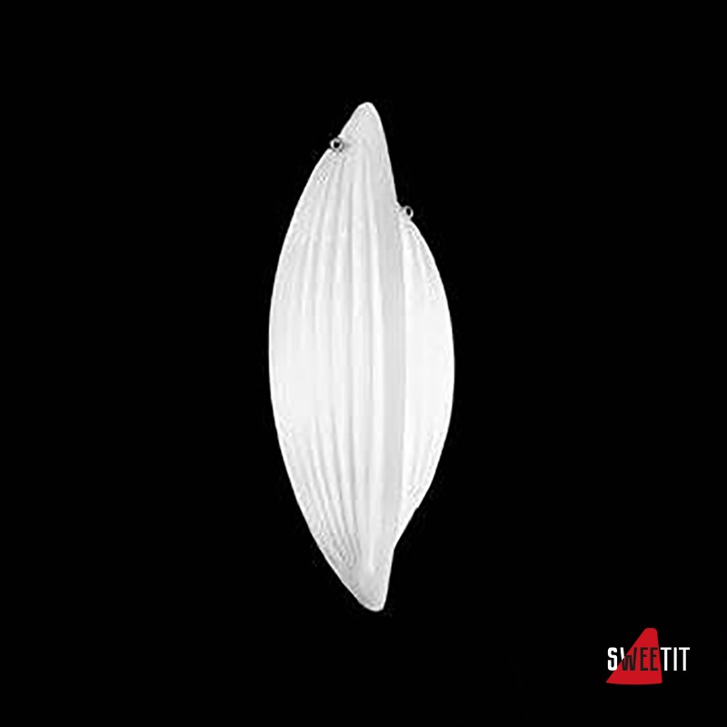 Настенный светильник IDL Paradise 430/2ADX Chrome White Murano Glass
