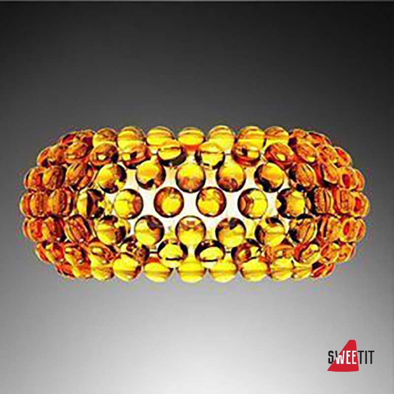 Светильник настенный FOSCARINI CABOCHE MEDIA PARETE GIALLO ORO