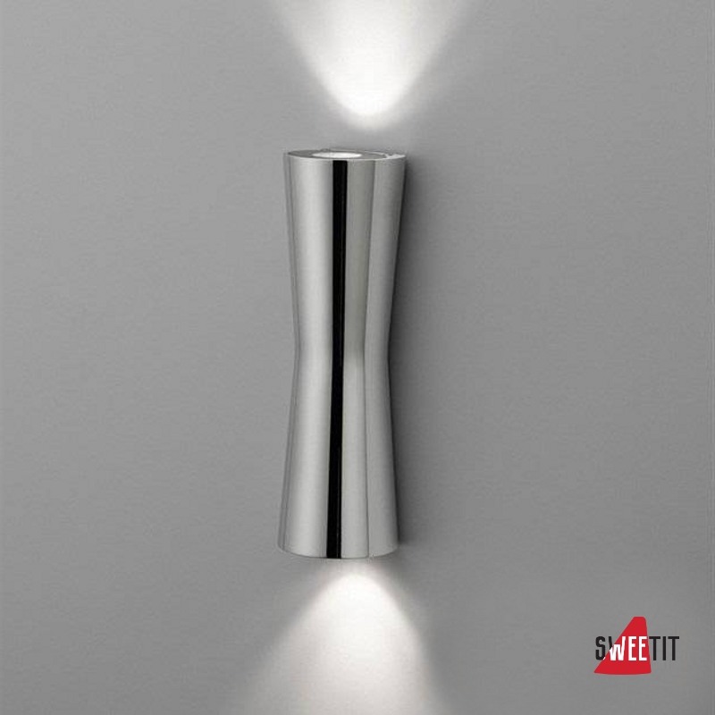 Настенный спот (точечный светильник) Flos Clessidra 20°+20° Chrome F1583057