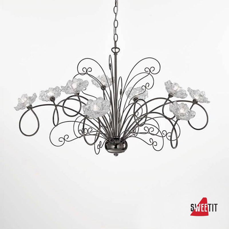 Люстра IDL Butterfly 543/6+3 Black nickel
