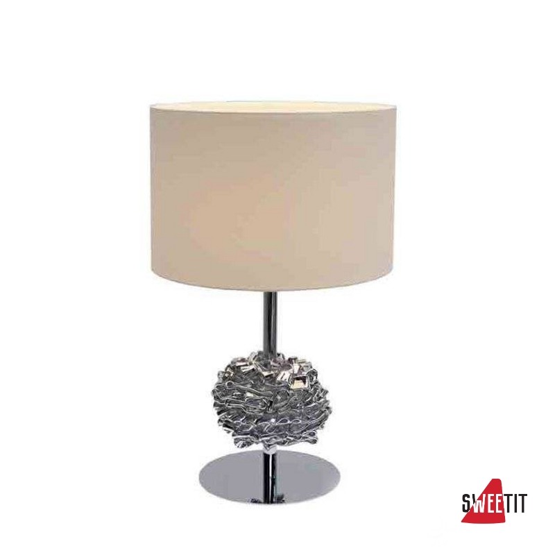 Настольная лампа Ilfari Flowers from Amsterdam T1 Beige shade 10841 02