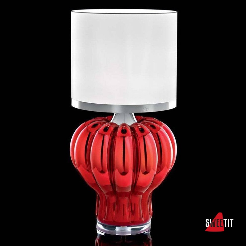 Настольная лампа Beby Group Diamond 0170L01 Chrome Red Sensuelle White Pearled