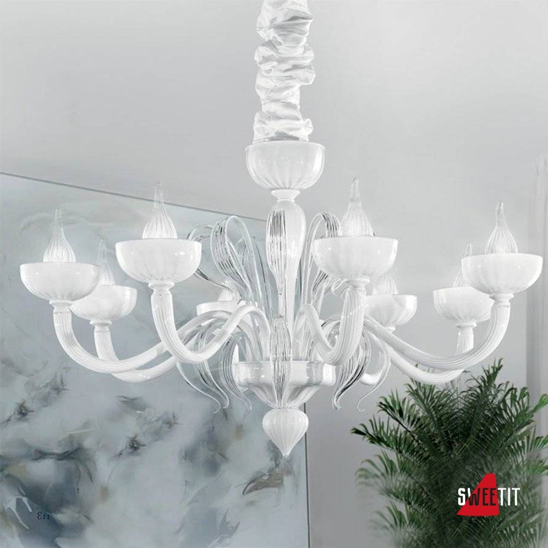 Люстра IDL Epoque 446/8 White