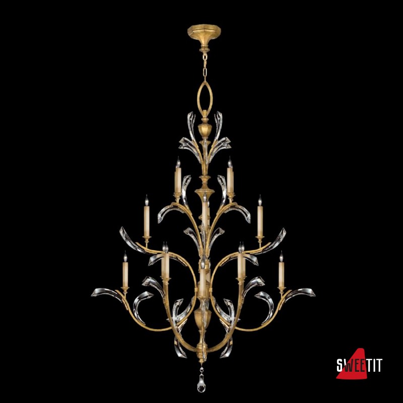 Люстра FINE ART LAMPS Beveled Arcs Gold 767240