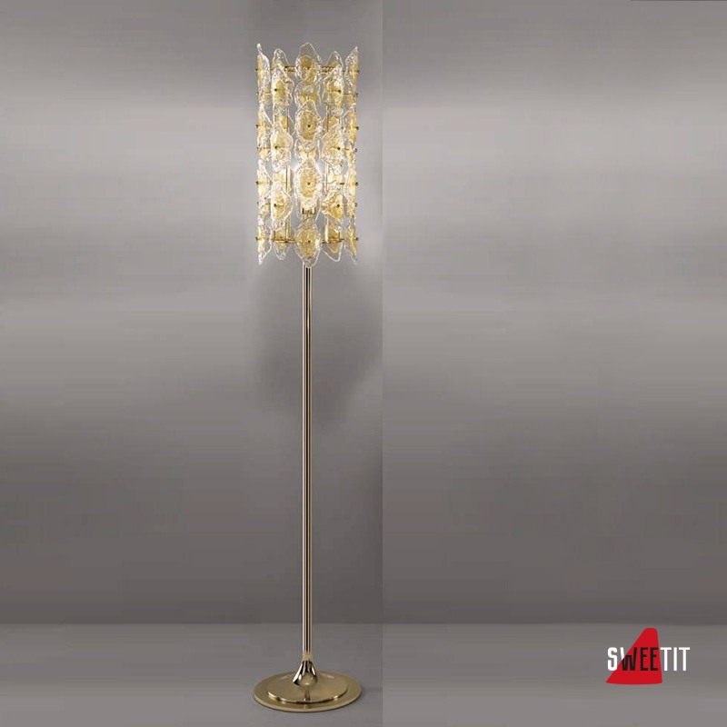 Торшер IDL Sofia 488/1P Light gold+GoldMurano