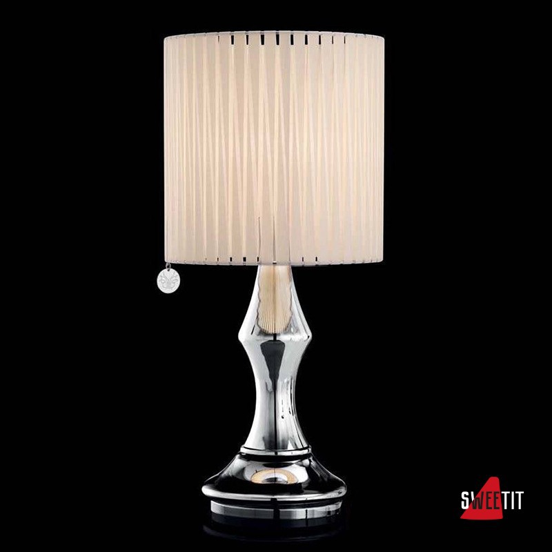 Настольная лампа Beby Group Silver night 0200L02 Chrome Silver Cortina White