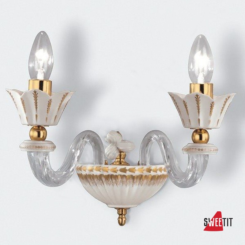 Бра MANGANI Palladio Glass, 2-х рожковое 675-2-0
