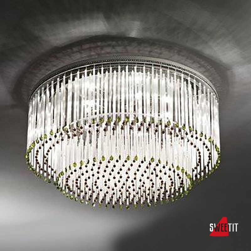 Потолочный светильник Italamp 713/80 Satin / C / Sw Olivine-Moka