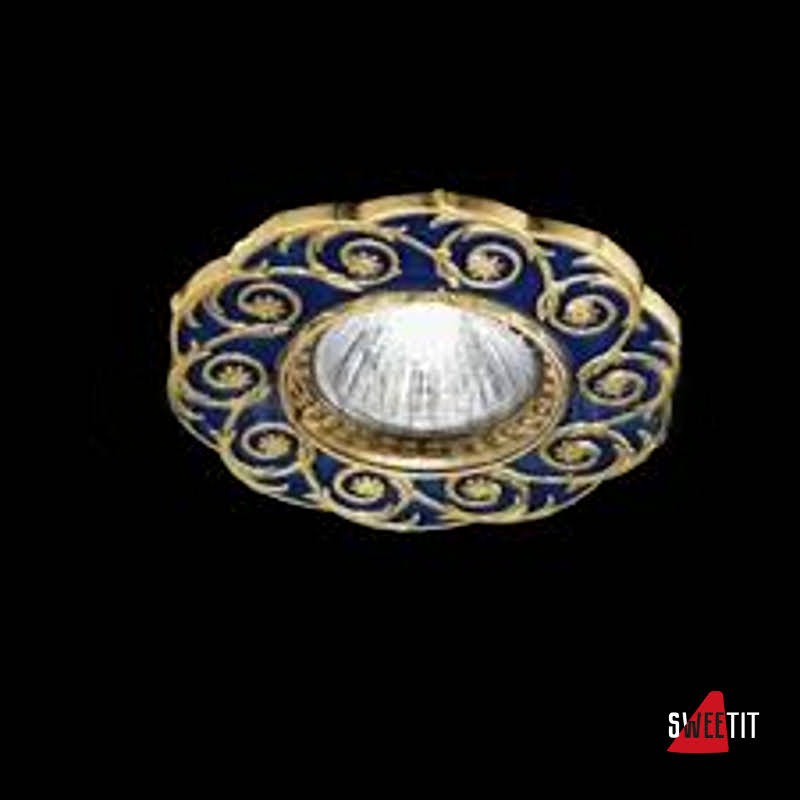 Встраиваемый спот (точечный светильник) Renzo Del Ventisette FA 14397/1 DEC. OL BLUE